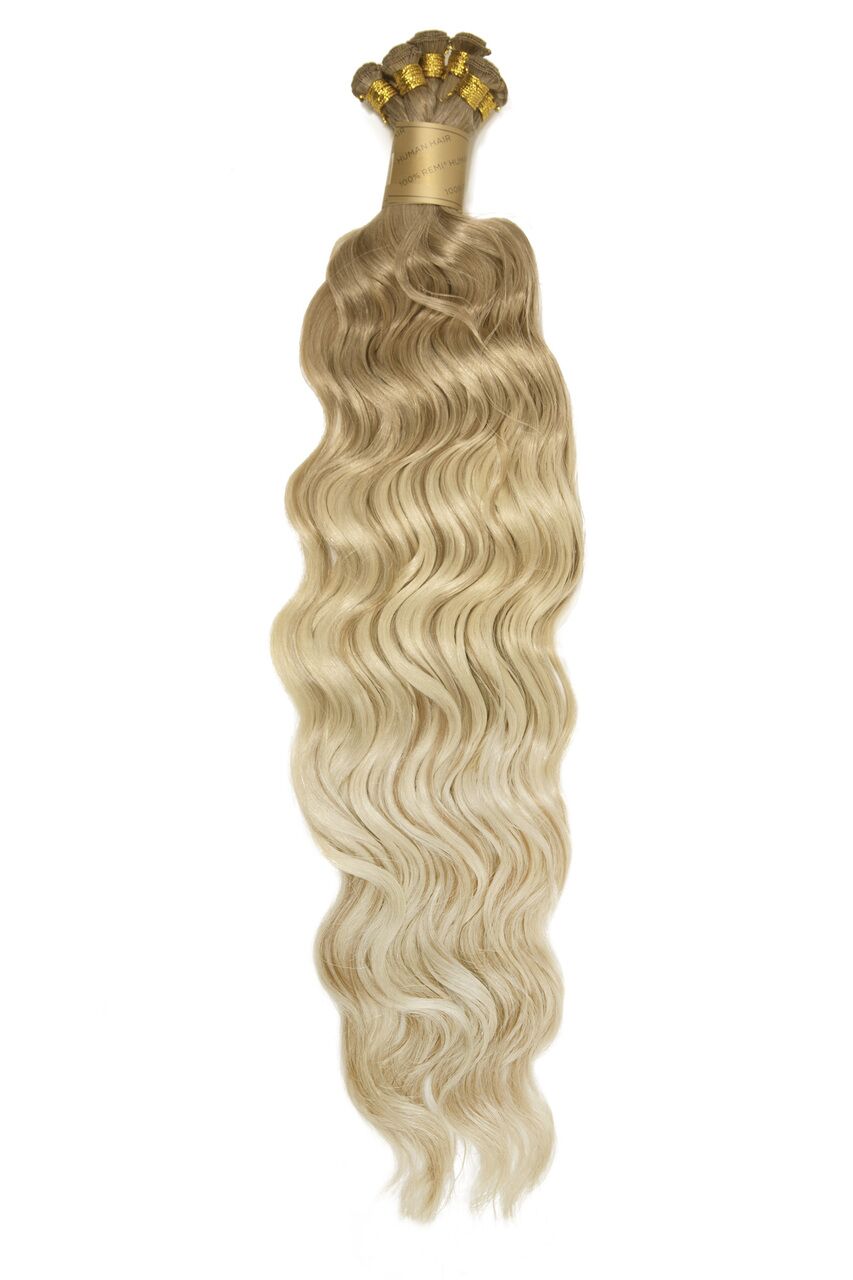 Luxe Hand-Tied Weft Ocean Breeze Color T18A/BL60