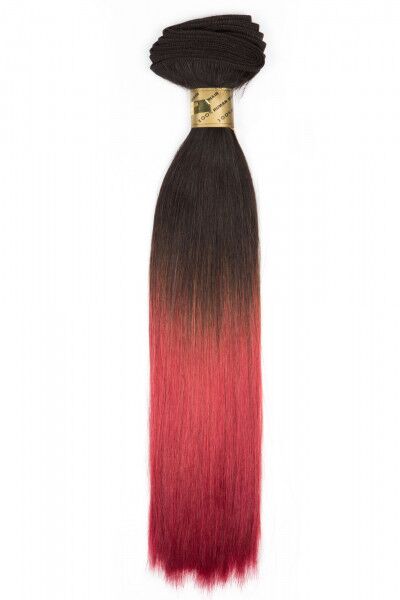 Bohyme Luxe Machine-Tied Weft Silky Straight Color T1B/Red