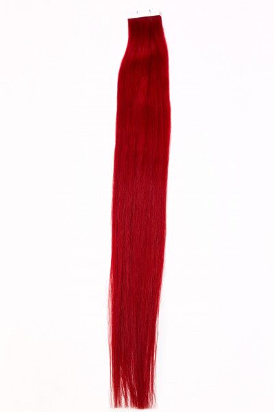 Bohyme Tape-ins Silky Straight Color Engine Red
