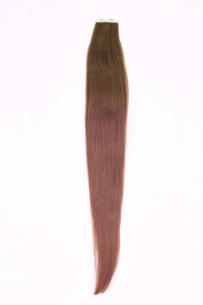 Bohyme Tape-ins Silky Straight Color Rose Gold