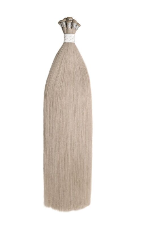 Bohyme Ethos Hand-Tied Weft Silky Straight Color Metal Grey